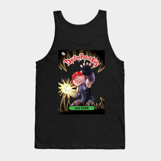 Day One Patch Kids 040 ( Dino Gina ) Tank Top by RottenTanuki